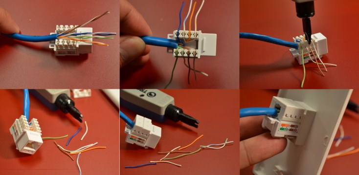 Nhân mạng AMP cat6 , Nhân wallplate AMP cat6 ,Modul Jack RJ Cat6e USA